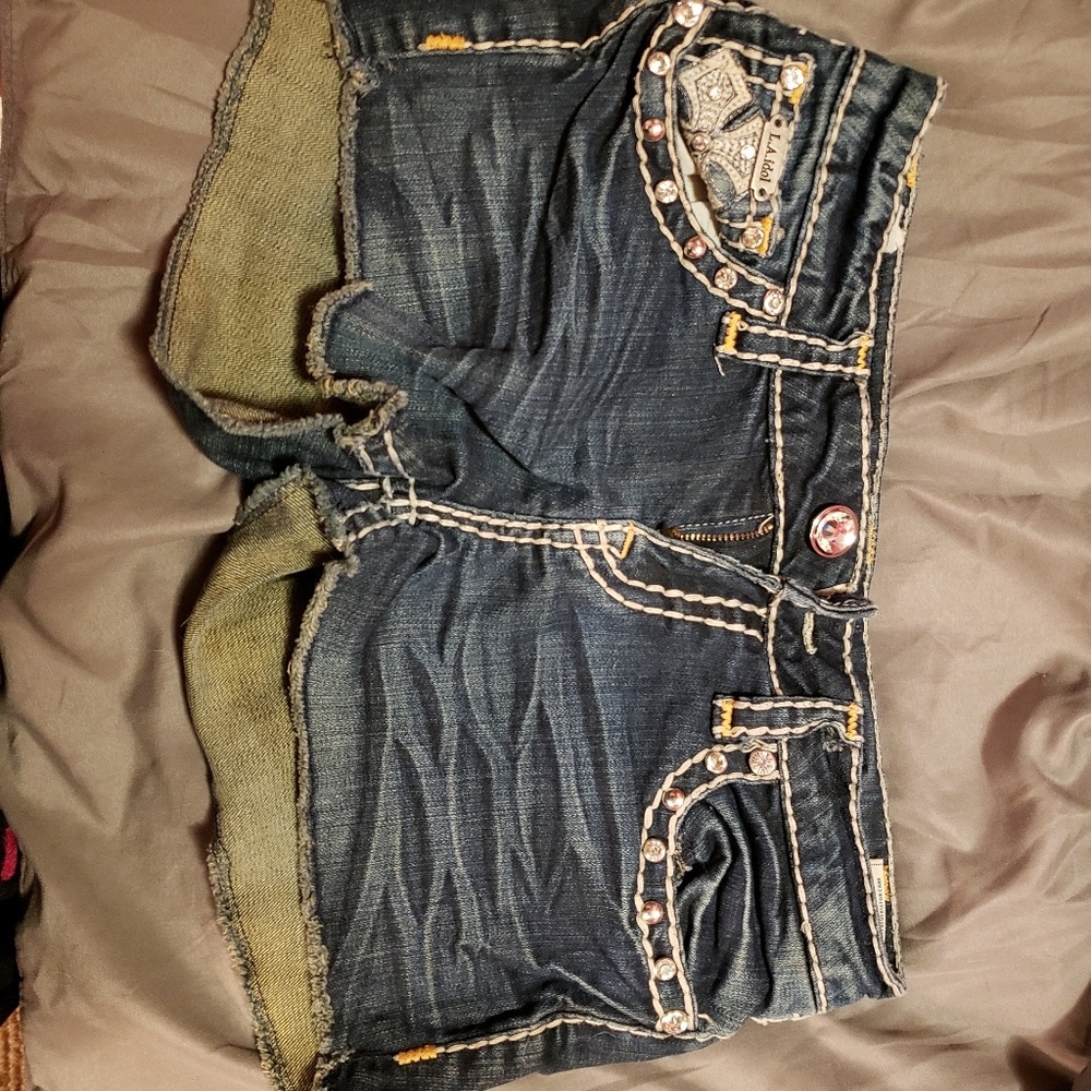 LA Idol Jean shorts